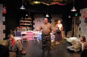 Better Homes and Amo – Production Shot, No Nude Men James Tinsley, Warden Lawlor, Molly Benson, Cassie Powell
