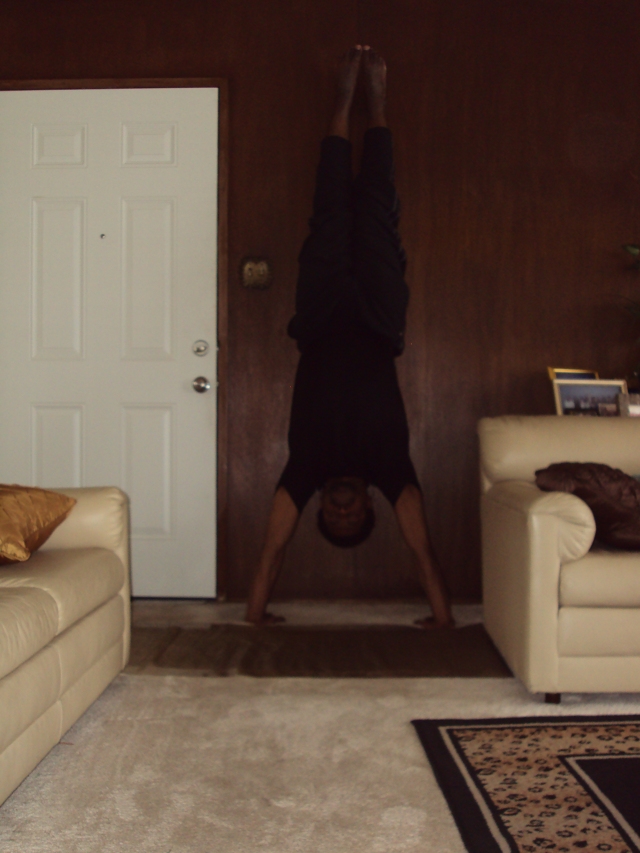 Charles – upside-down handstand