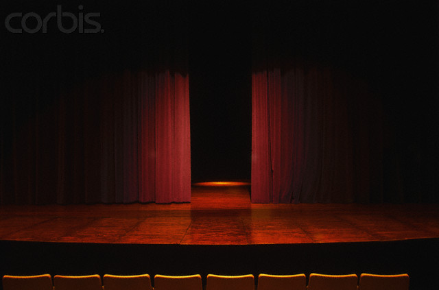 Empty Theater Stage